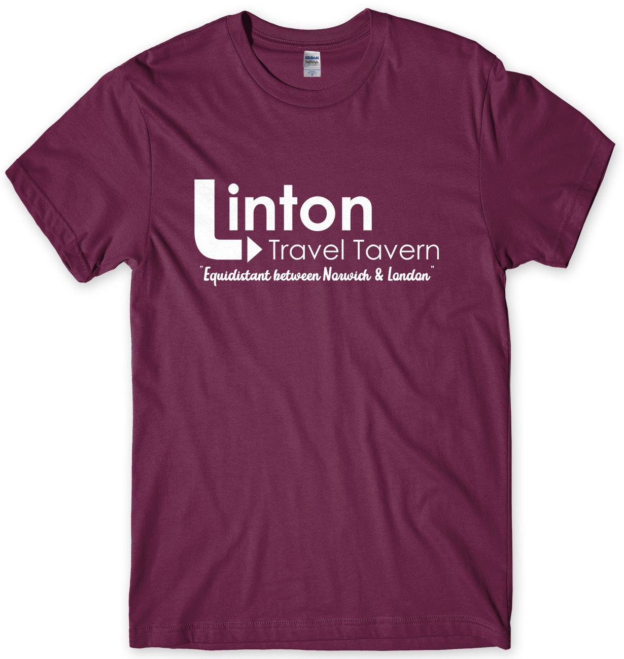 LINTON TRAVEL TAVERN - INSPIRED BY ALAN PARTRIDGE MENS UNISEX T-SHIRT