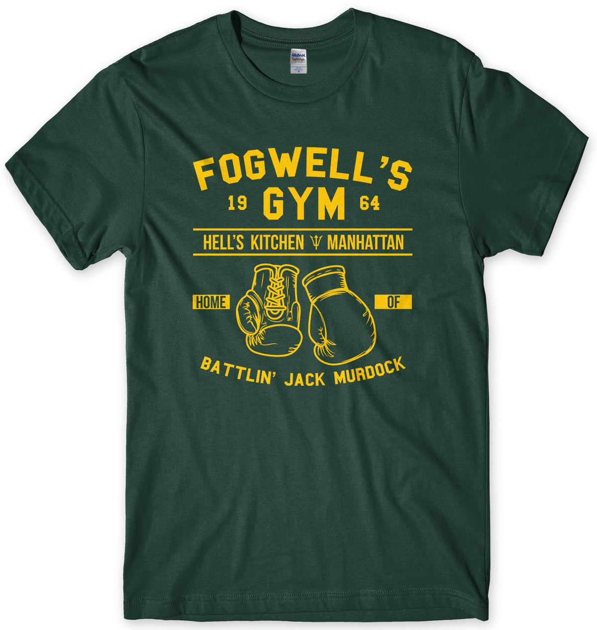 FOGWELL&#39;S GYM - INSPIRED BY DAREDEVIL MENS UNISEX T-SHIRT