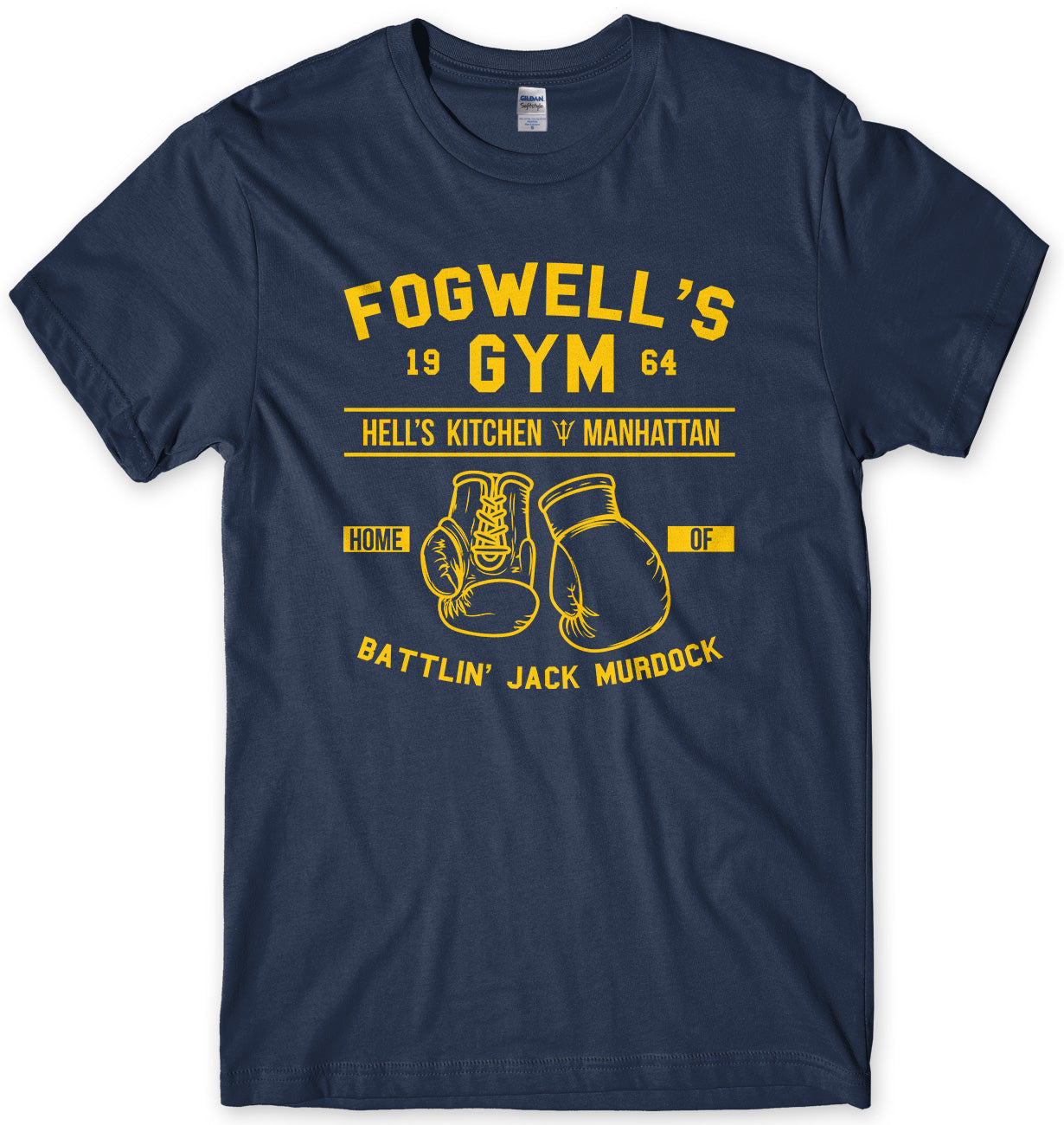 FOGWELL'S GYM - INSPIRED BY DAREDEVIL MENS UNISEX T-SHIRT