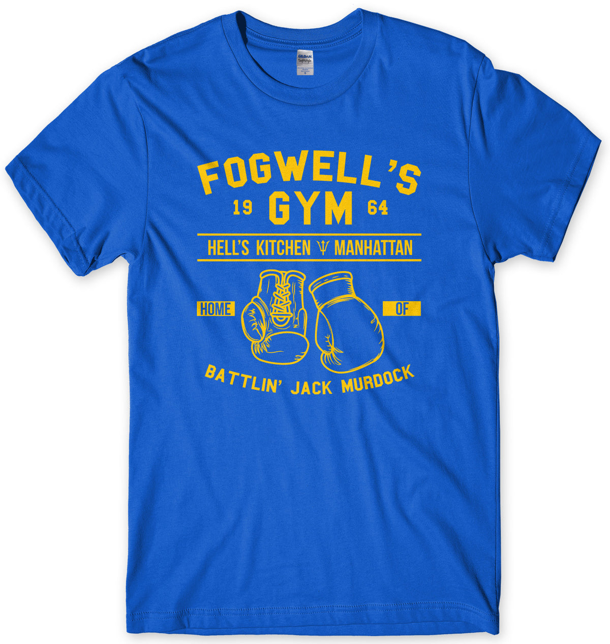 FOGWELL&#39;S GYM - INSPIRED BY DAREDEVIL MENS UNISEX T-SHIRT