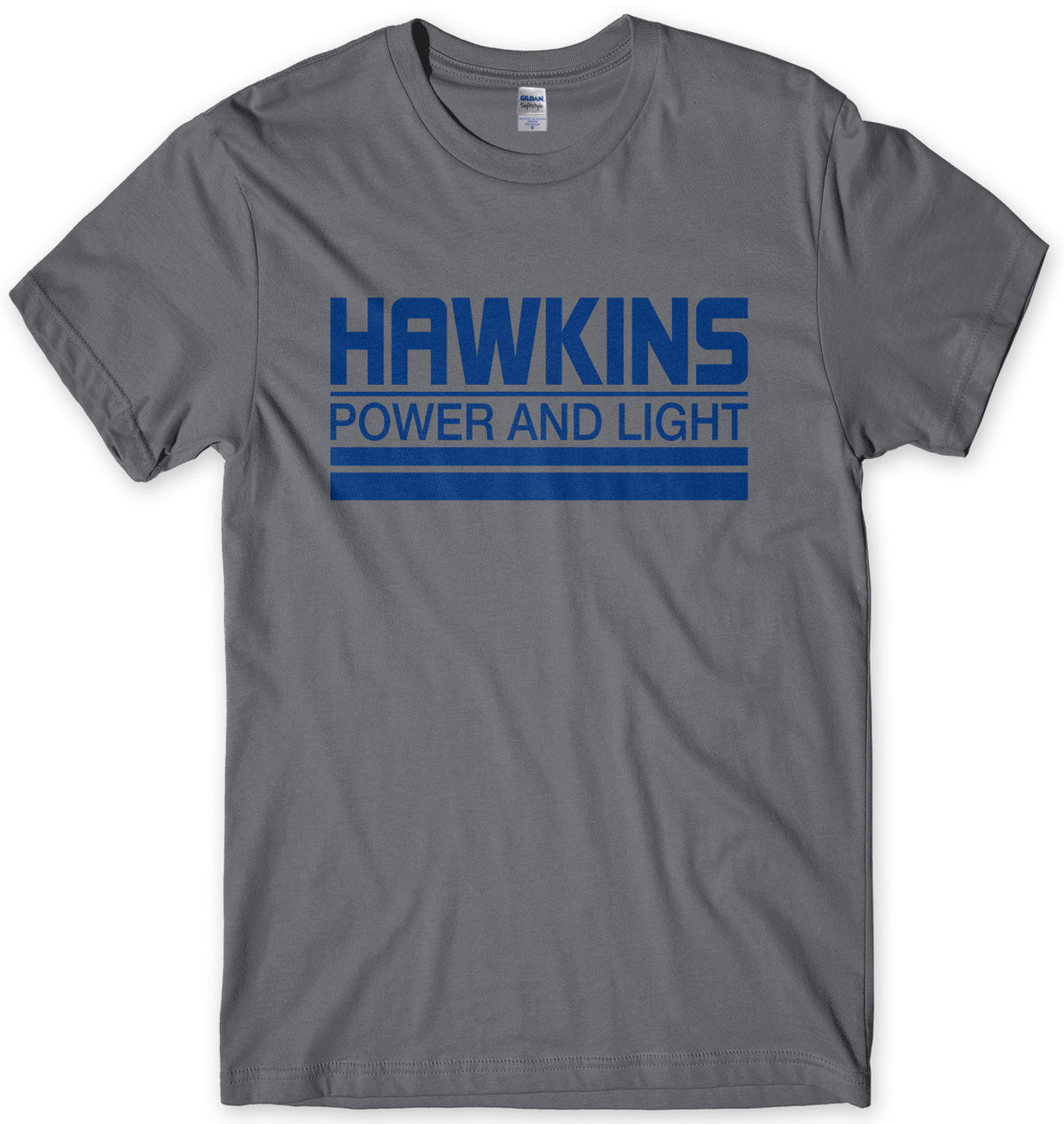 HAWKINS POWER AND LIGHT - INSPIRED BY STRANGER THINGS MENS UNISEX T-SHIRT