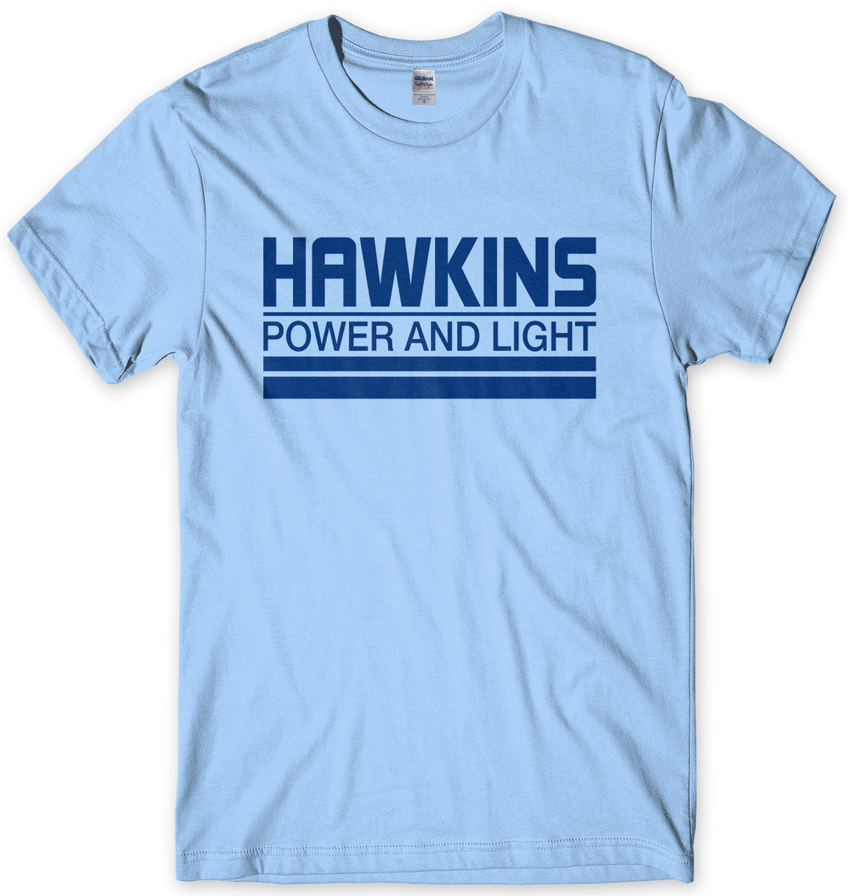 HAWKINS POWER AND LIGHT - INSPIRED BY STRANGER THINGS MENS UNISEX T-SHIRT