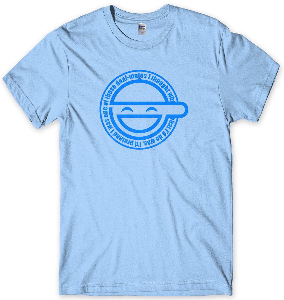 LAUGHING MAN - INSPIRED BY GHOST IN THE SHELL MENS UNISEX T-SHIRT