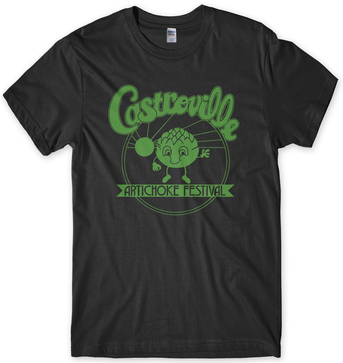 CASTROVILLE ARTICHOKE FESTIVAL - INSPIRED BY STRANGER THINGS MENS UNISEX T-SHIRT