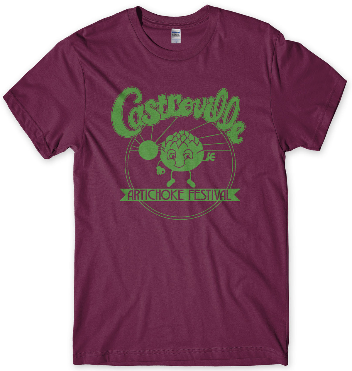CASTROVILLE ARTICHOKE FESTIVAL - INSPIRED BY STRANGER THINGS MENS UNISEX T-SHIRT