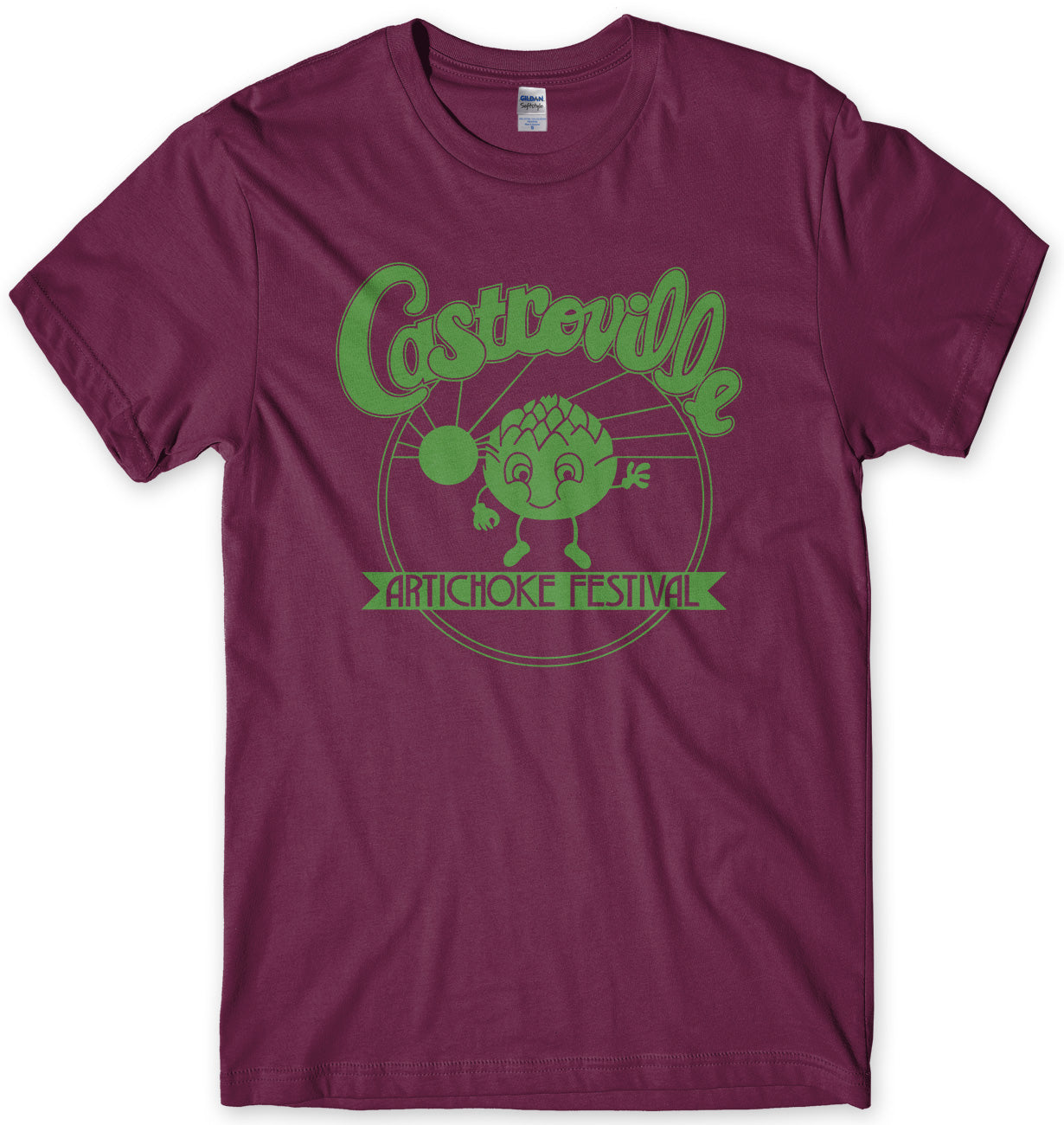 CASTROVILLE ARTICHOKE FESTIVAL - INSPIRED BY STRANGER THINGS MENS UNISEX T-SHIRT