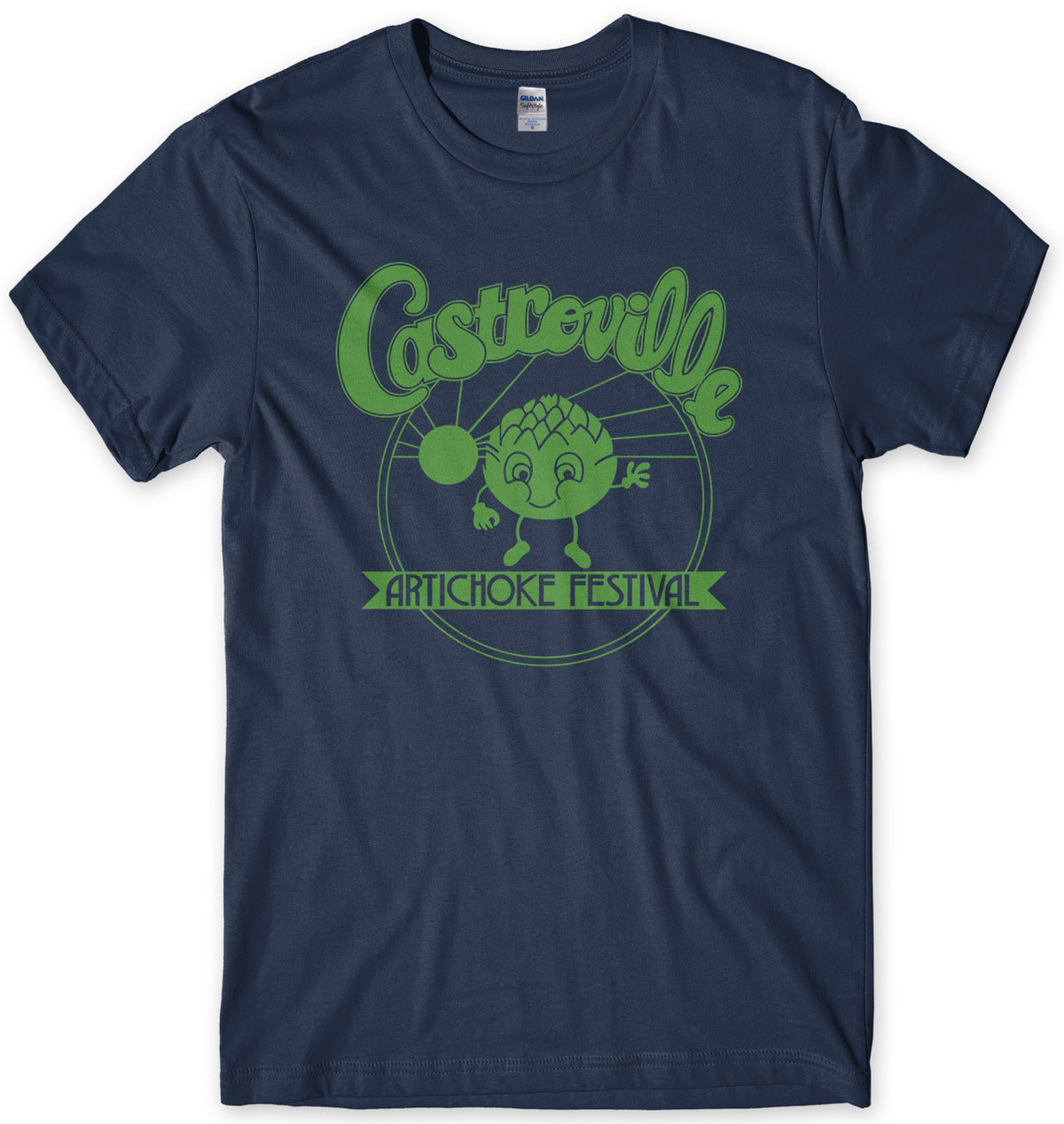 CASTROVILLE ARTICHOKE FESTIVAL - INSPIRED BY STRANGER THINGS MENS UNISEX T-SHIRT