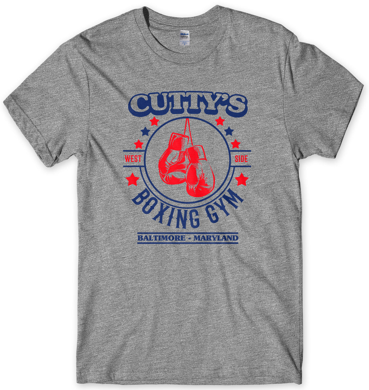 CUTTY'S BOXING GYM - INSPIRED BY THE WIRE MENS UNISEX T-SHIRT