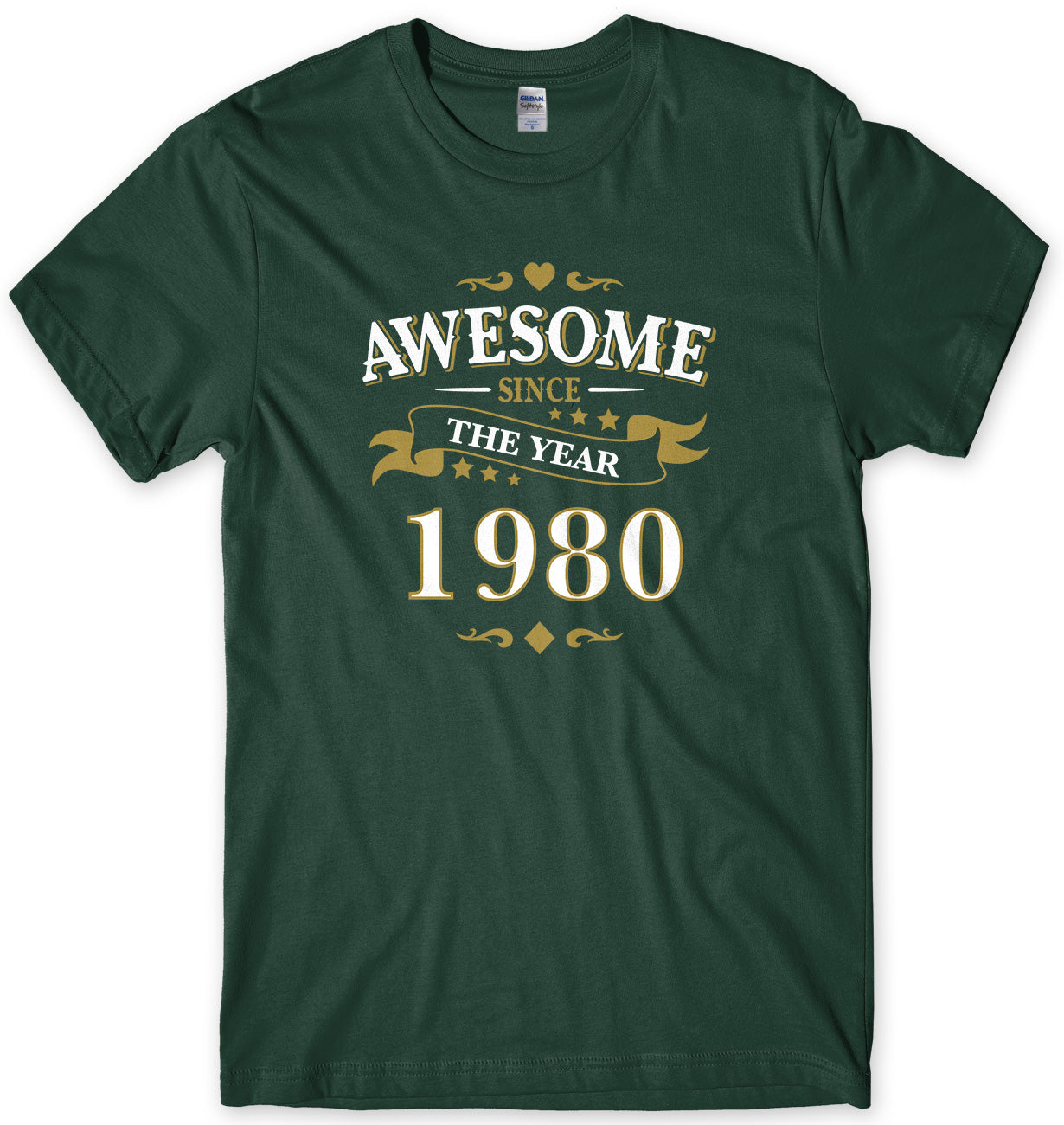 Awesome Since The Year Mens Personalised Birthday T-Shirt