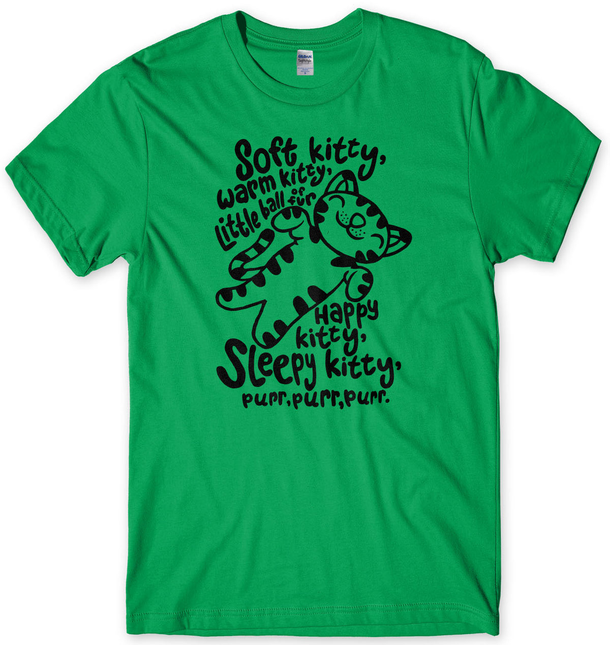 Soft Kitty Warm Kitty Little Ball Of Fur Mens T-Shirt