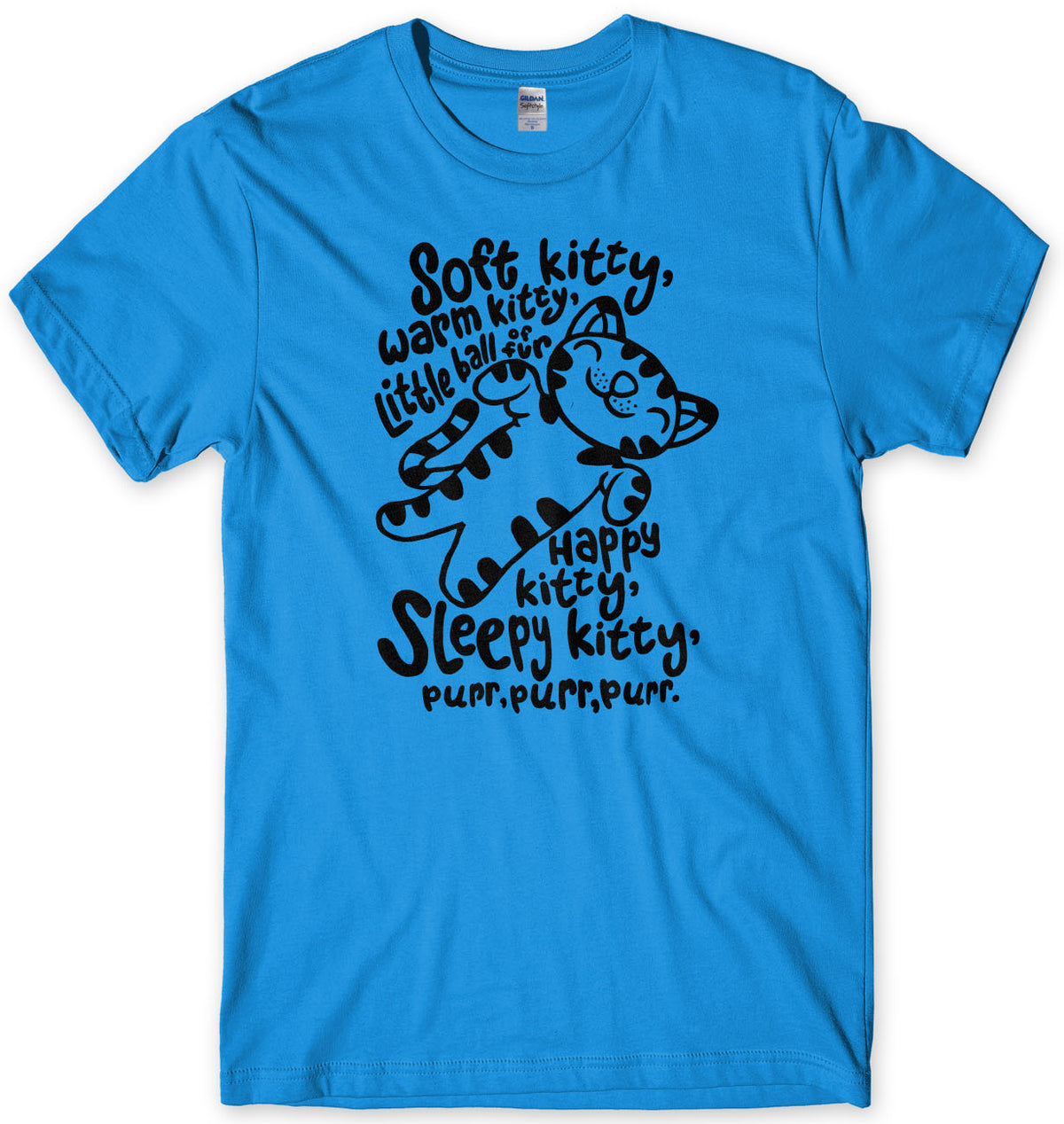 Soft Kitty Warm Kitty Little Ball Of Fur Mens T-Shirt