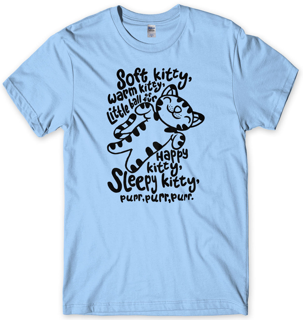 Soft Kitty Warm Kitty Little Ball Of Fur Mens T-Shirt
