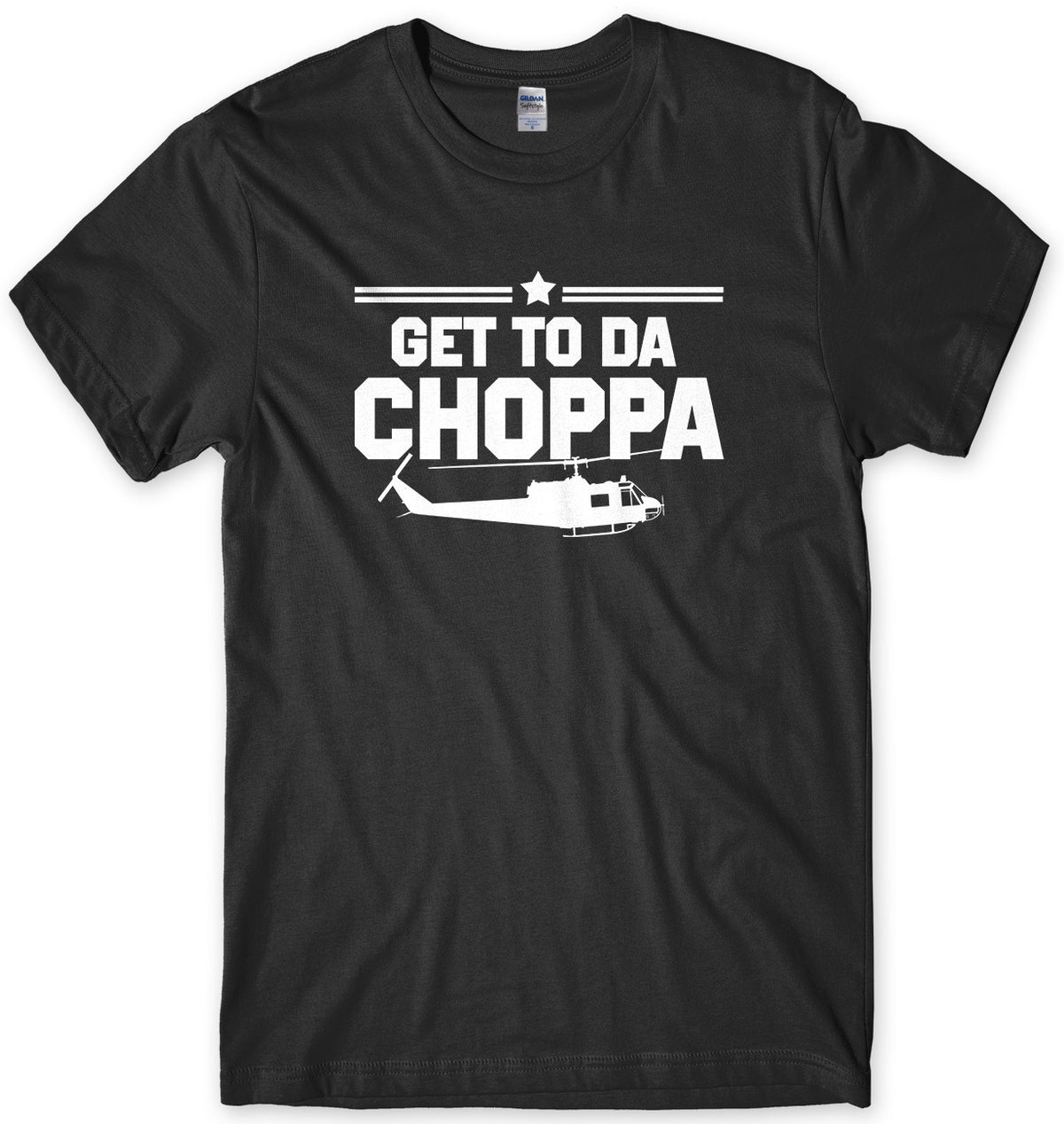 Get To Da Choppa Inspired By Predator Mens T-shirt