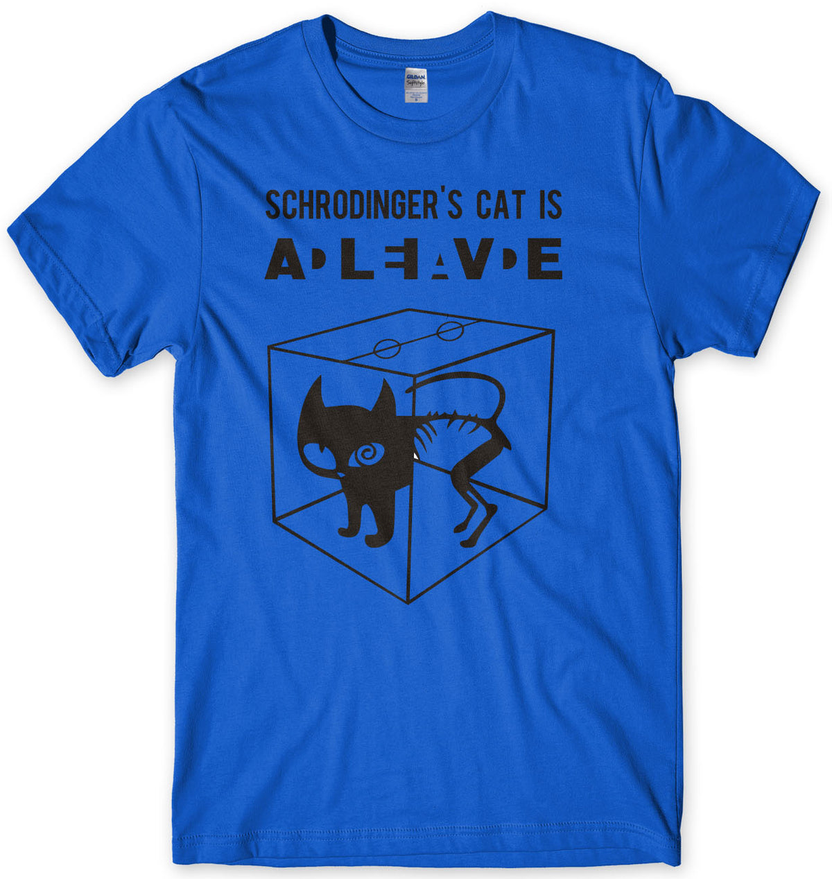 Schrodinger&#39;s Cat DEAD Or Alive Sheldon Cooper Inspired Mens T-Shirt