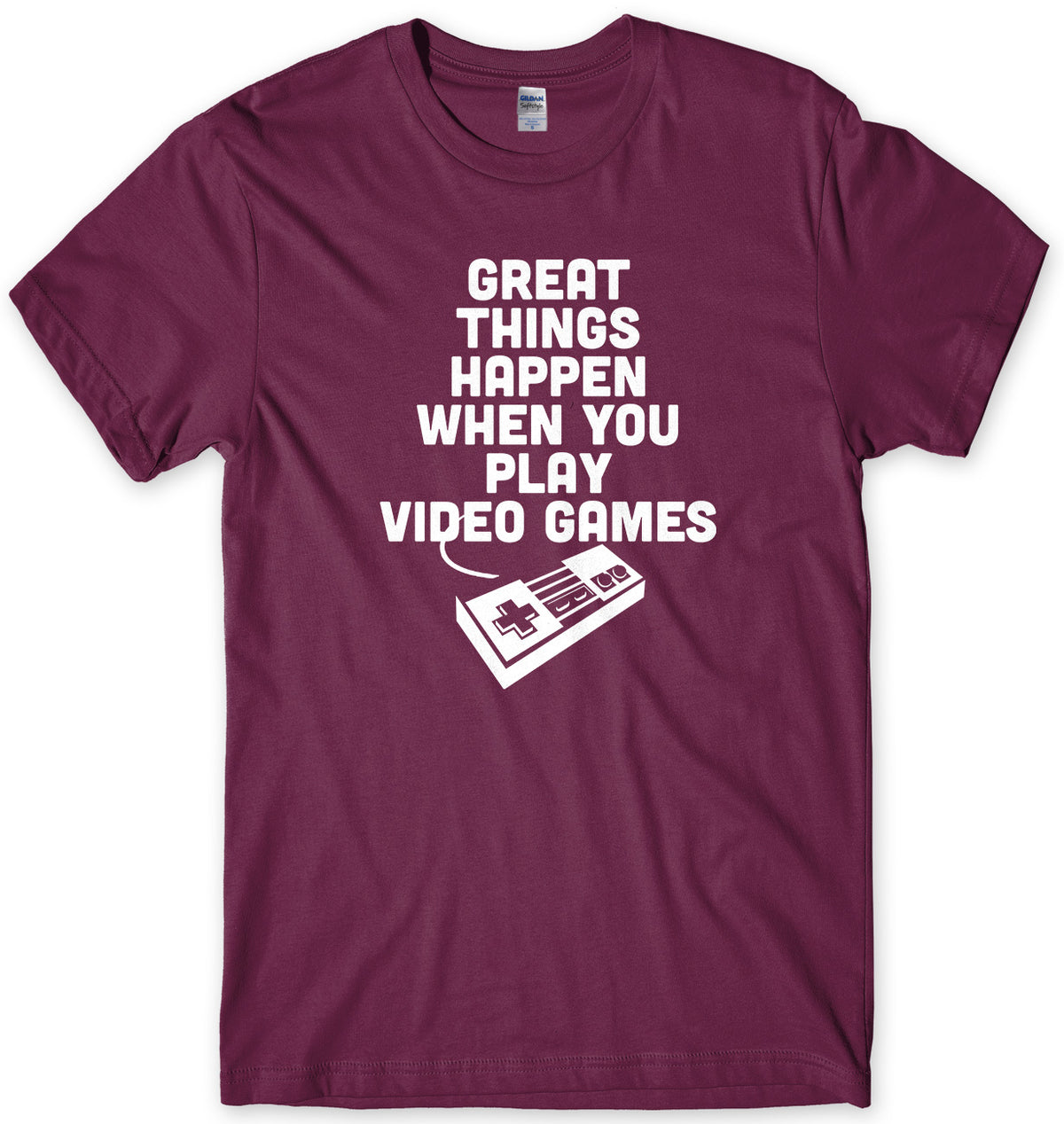Great Things Happen When You Play Video Games Mens T-Shirt
