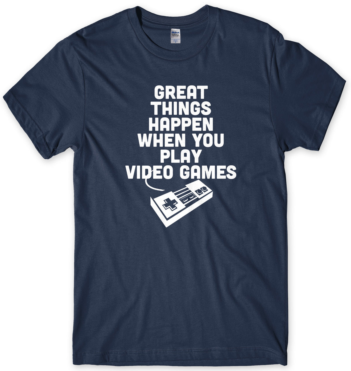 Great Things Happen When You Play Video Games Mens T-Shirt