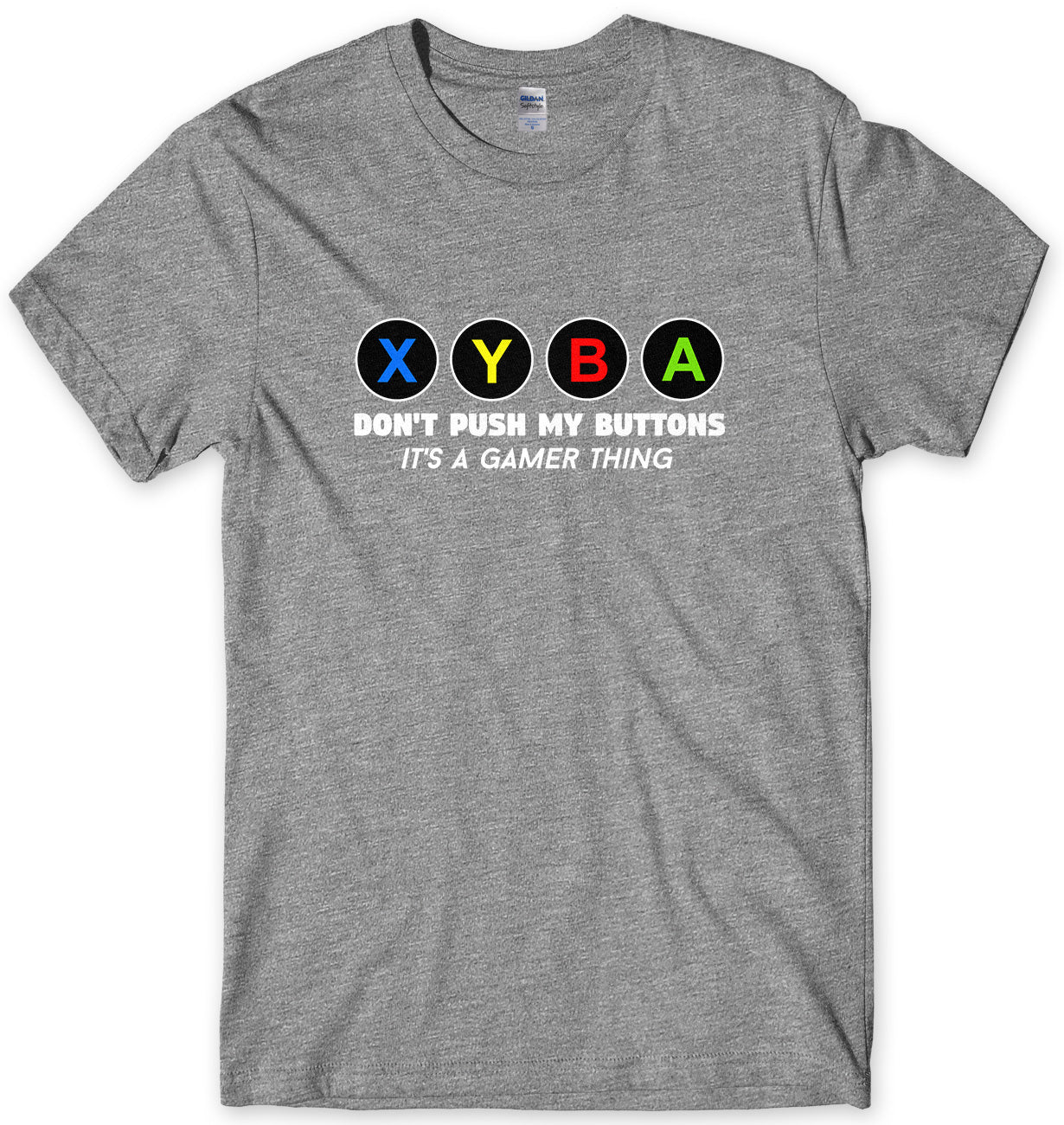 Don't Push My Buttons - It's A Gamer Thing Mens T-Shirt