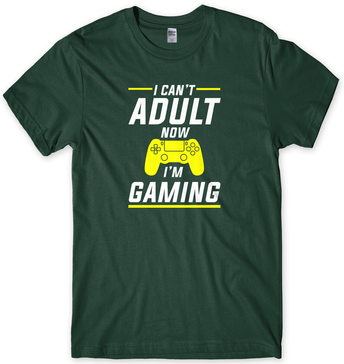 I Can&#39;t Adult Now I&#39;m Gaming Mens T-Shirt