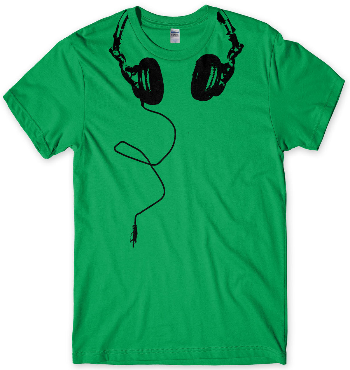 Headphones Mens Music T-Shirt