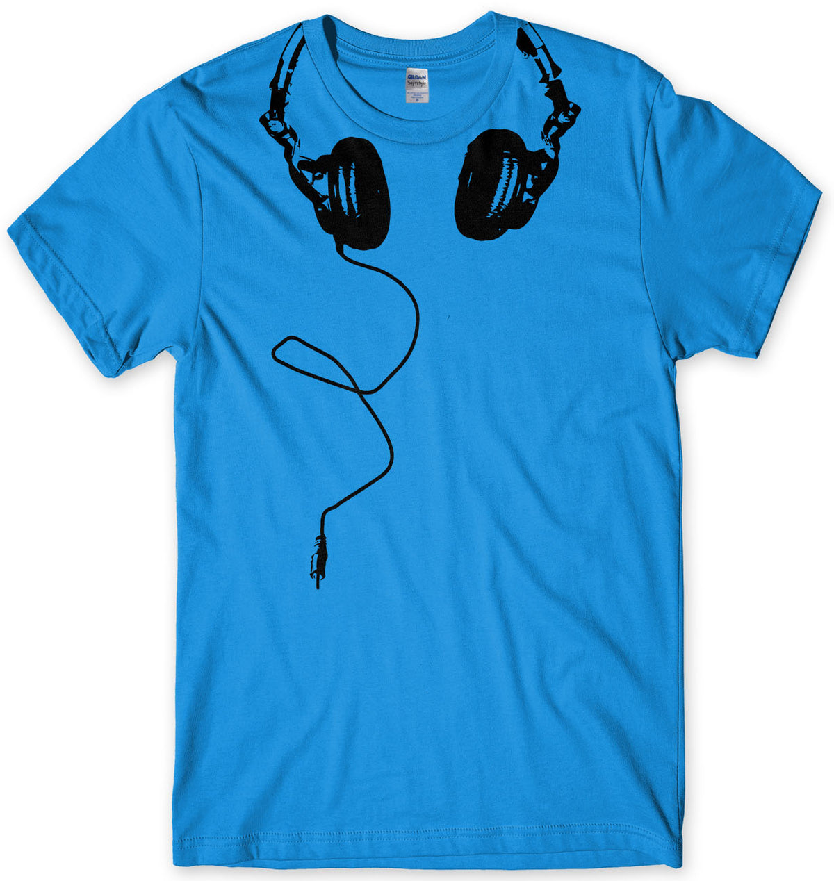 Headphones Mens Music T-Shirt