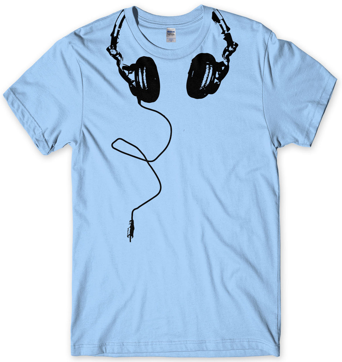 Headphones Mens Music T-Shirt