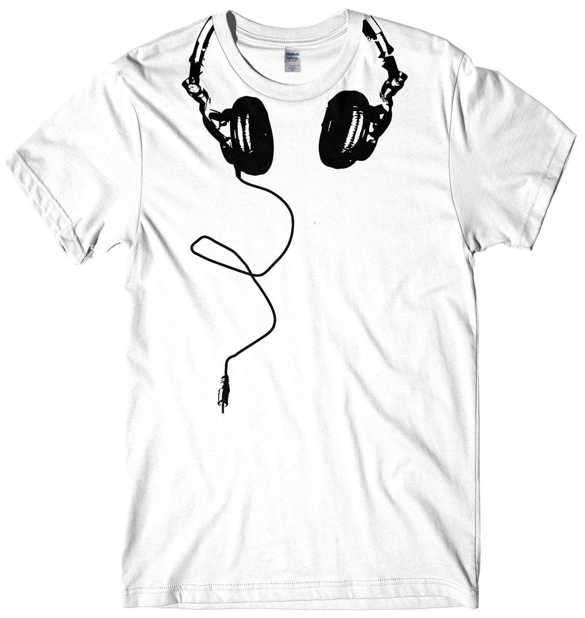 Headphones Mens Music T-Shirt