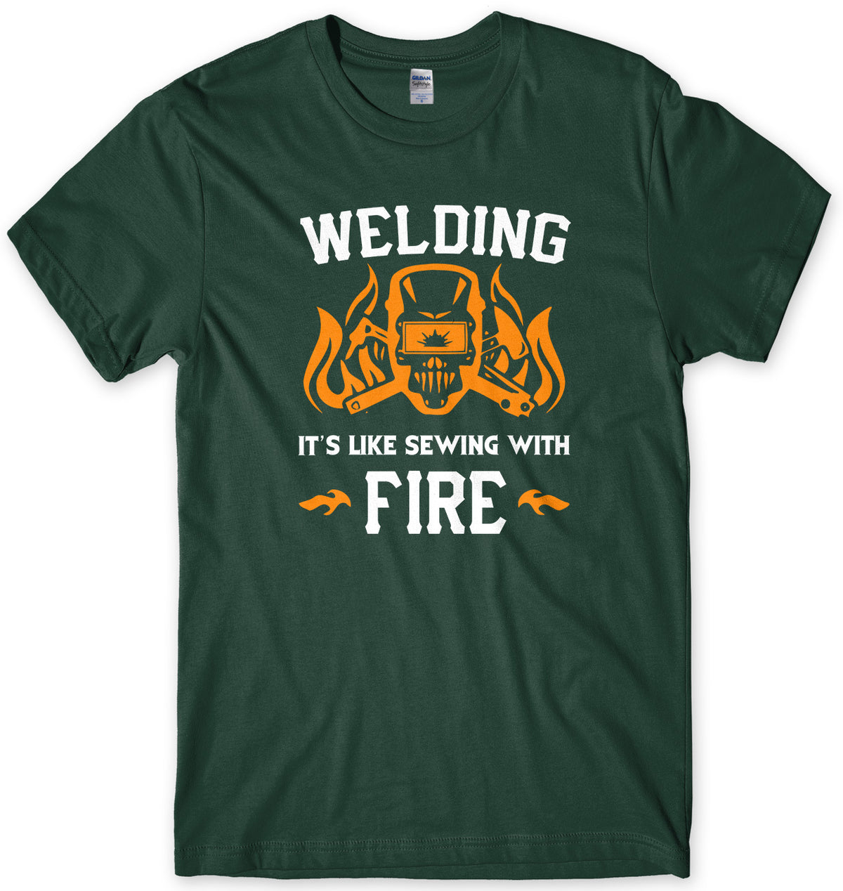 Welding It&#39;s Like Sewing With Fire Mens t-shirt