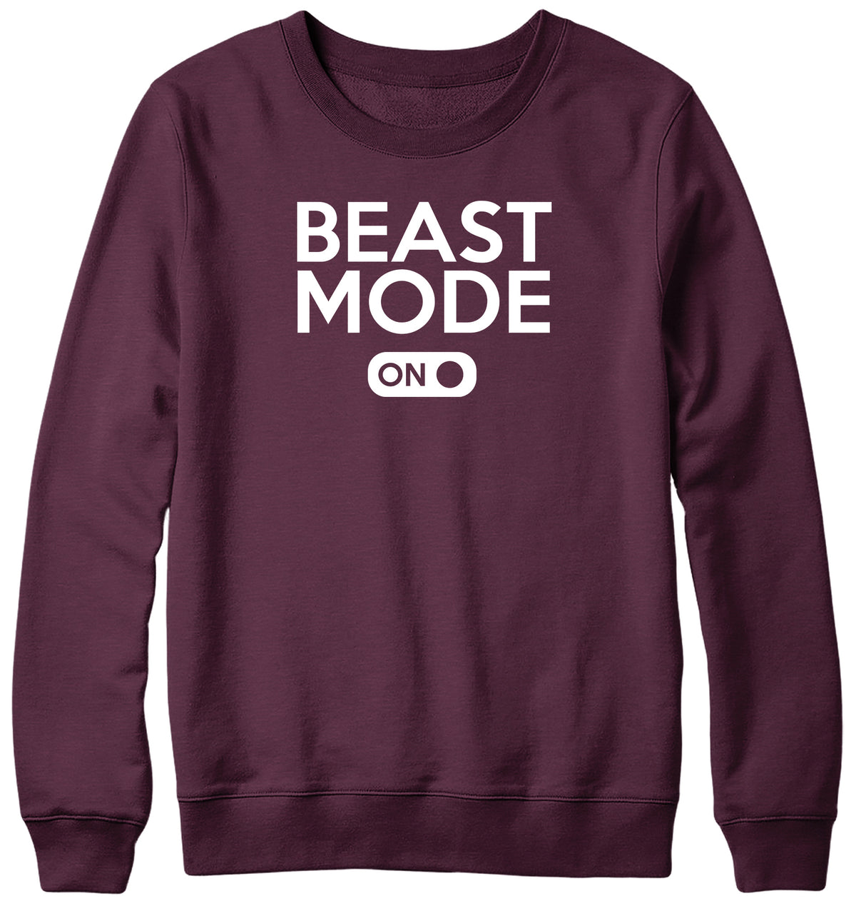 BEAST MODE ON MENS LADIES WOMENS UNISEX SWEATSHIRT SWEATER