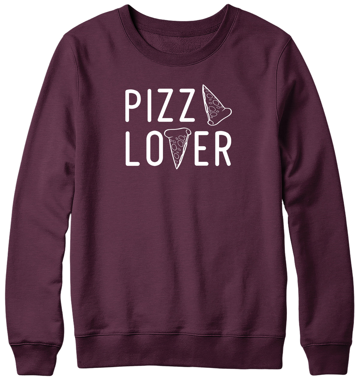 PIZZA LOVER MENS LADIES WOMENS UNISEX SWEATSHIRT SWEATER