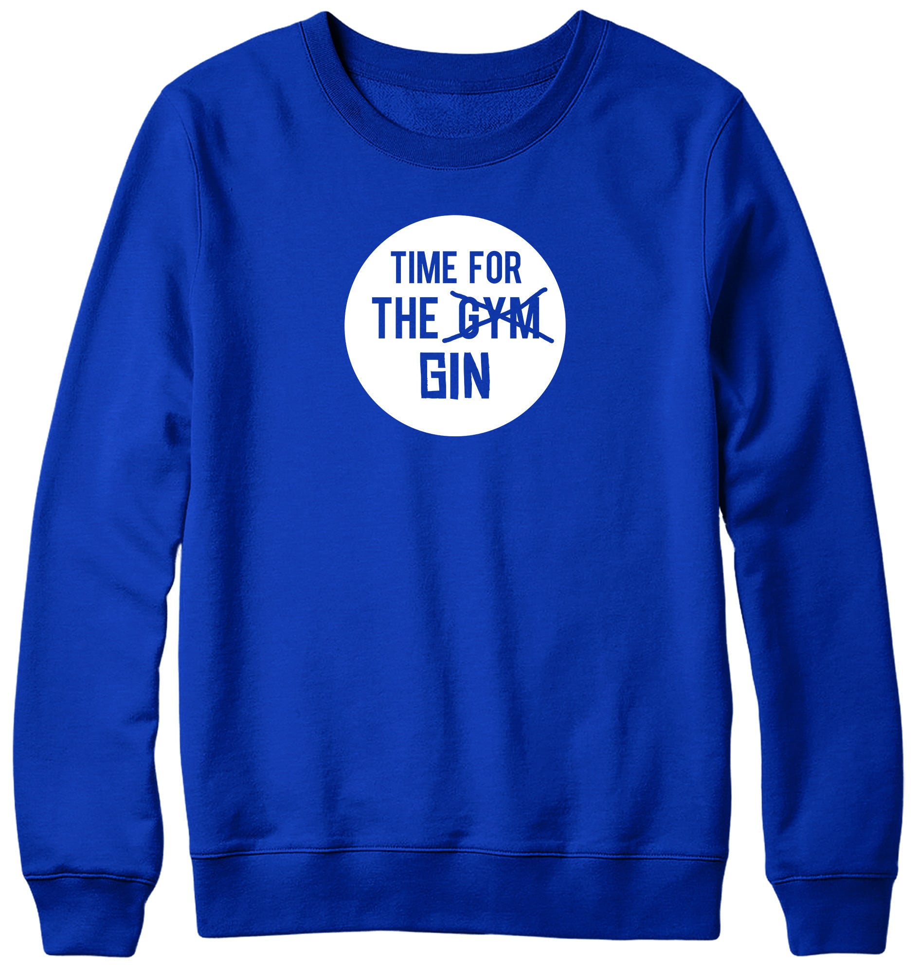 TIME FOR THE GIN WOMENS LADIES MENS UNISEX SWEATSHIRT