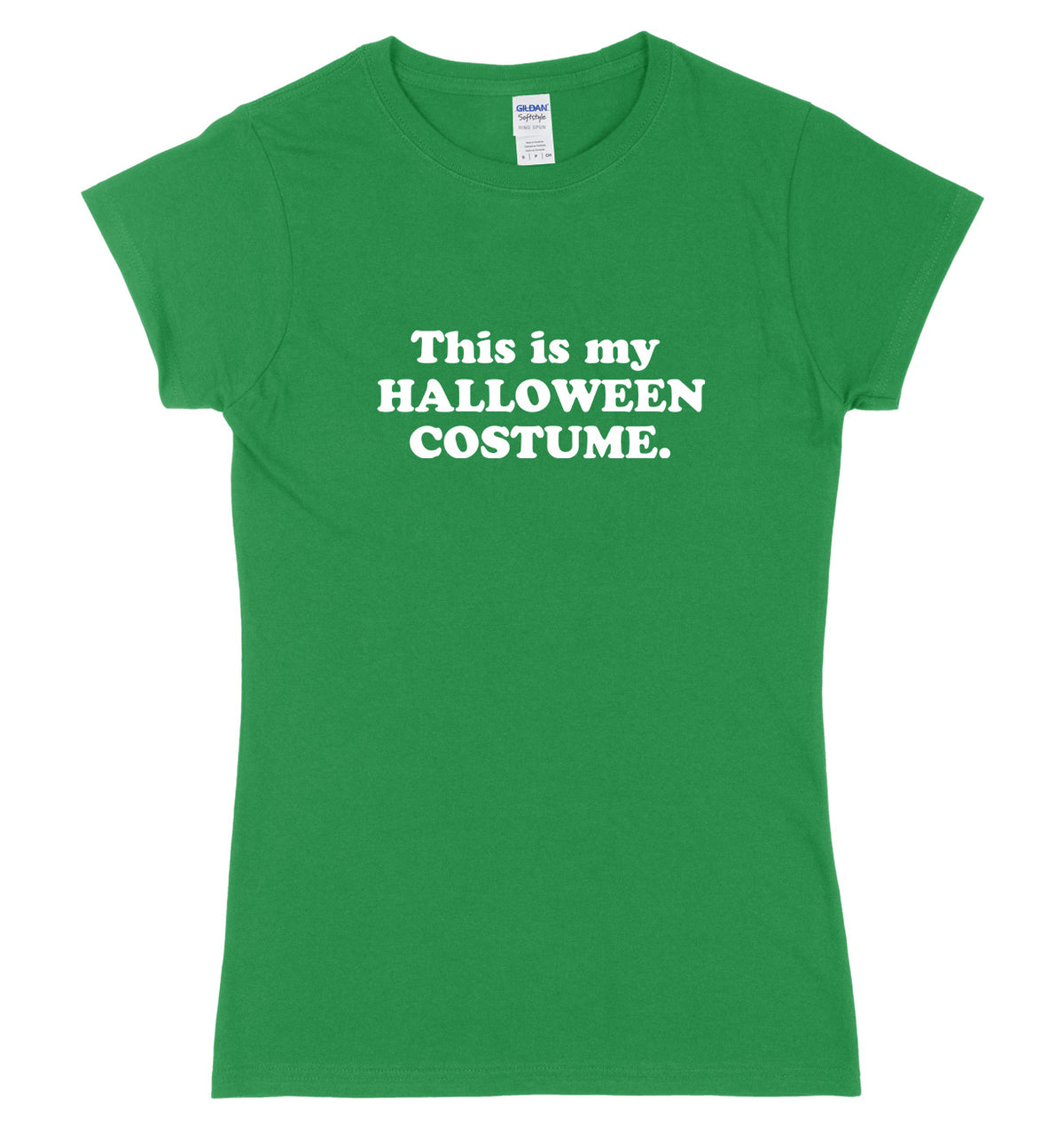 This Is My Halloween Costume Womens Ladies Slim Fit Halloween T-Shirt