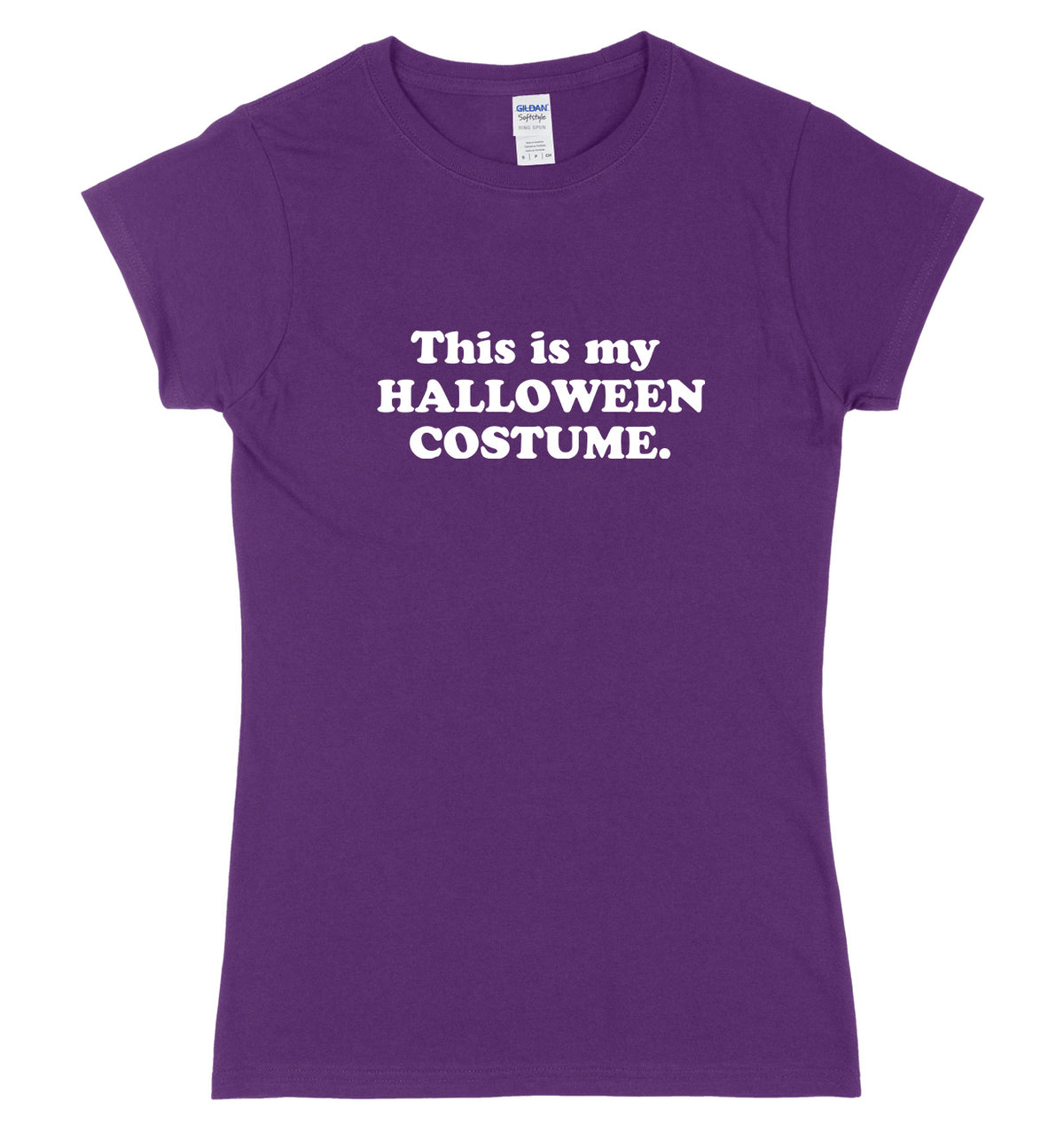 This Is My Halloween Costume Womens Ladies Slim Fit Halloween T-Shirt