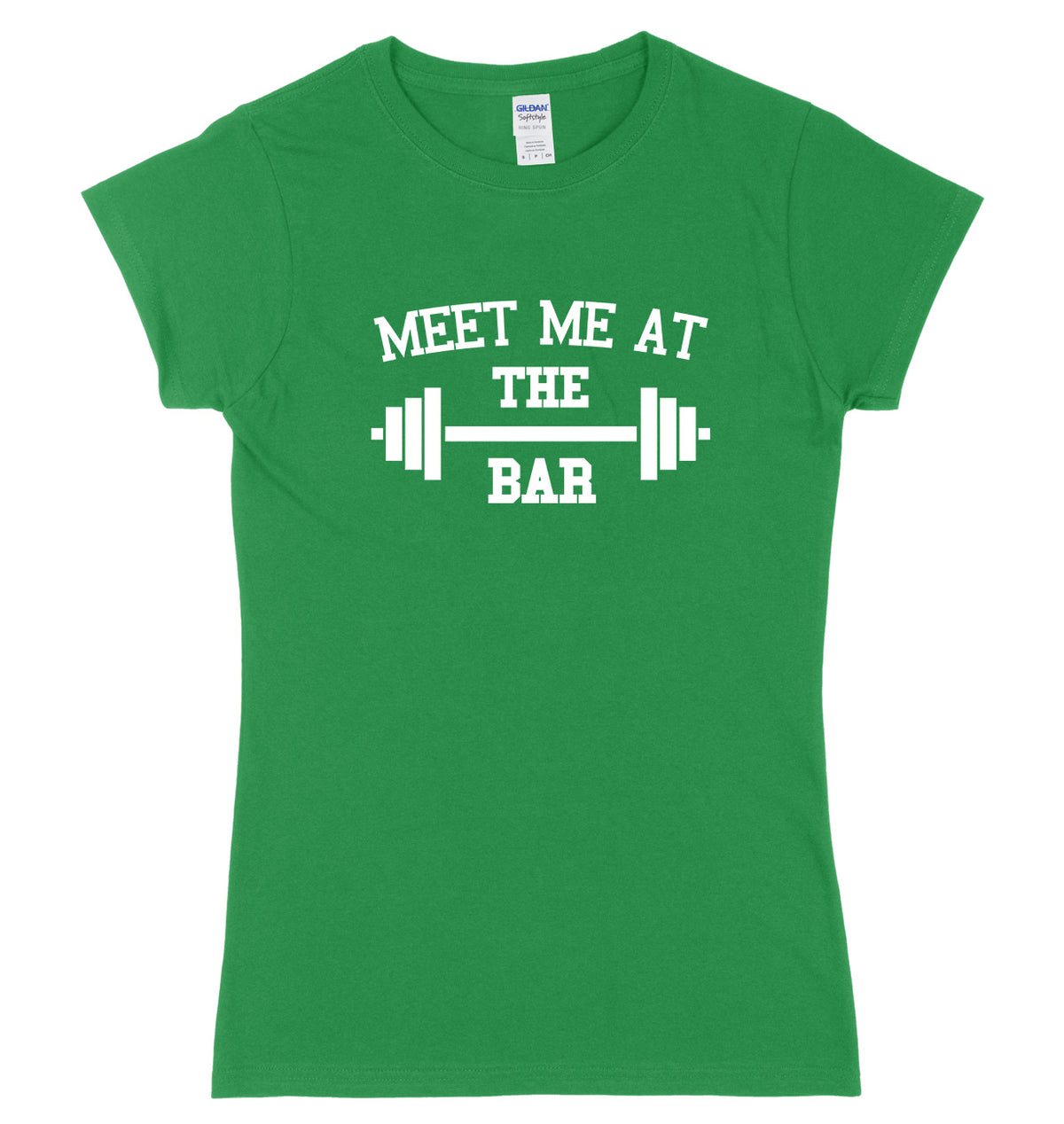 Meet Me At The Bar Womens Ladies Slim Fit T-Shirt