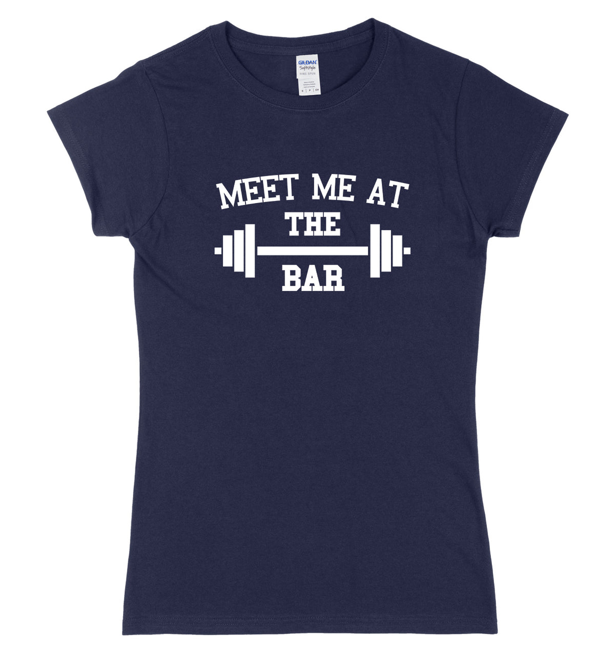 Meet Me At The Bar Womens Ladies Slim Fit T-Shirt