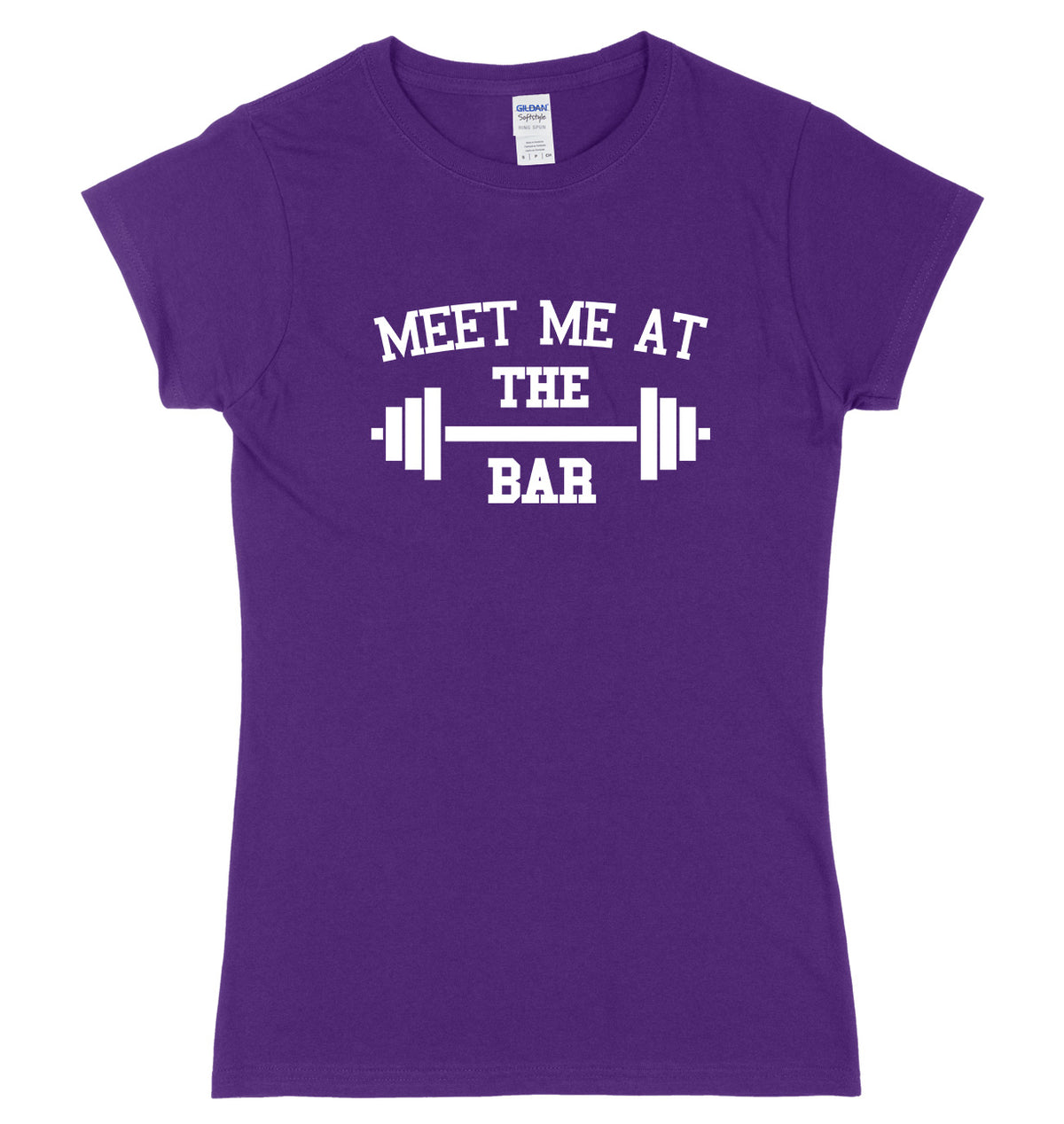 Meet Me At The Bar Womens Ladies Slim Fit T-Shirt