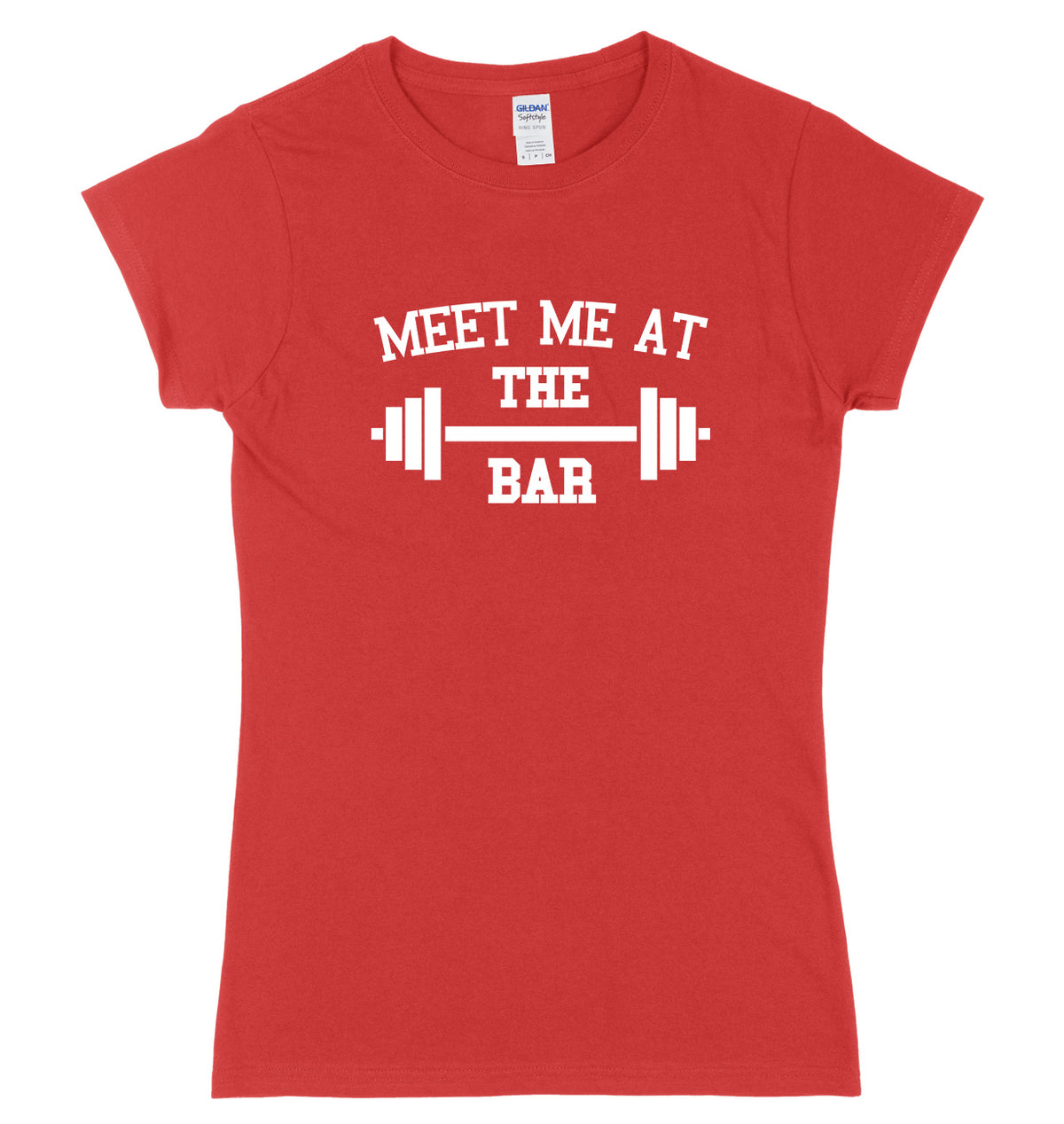 Meet Me At The Bar Womens Ladies Slim Fit T-Shirt