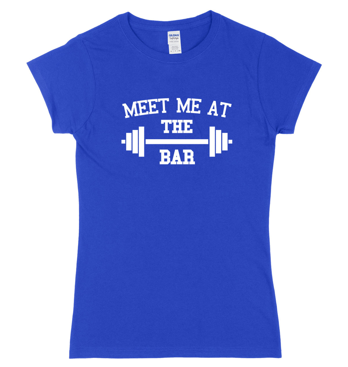 Meet Me At The Bar Womens Ladies Slim Fit T-Shirt