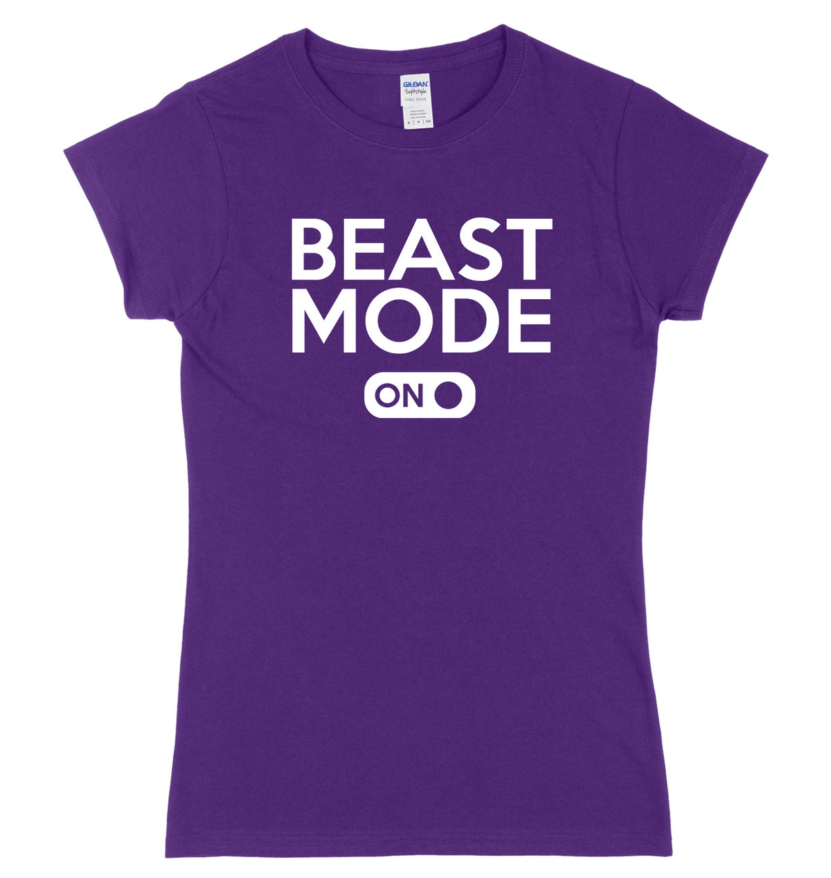 Beast Mode On Womens Ladies Slim Fit T-Shirt