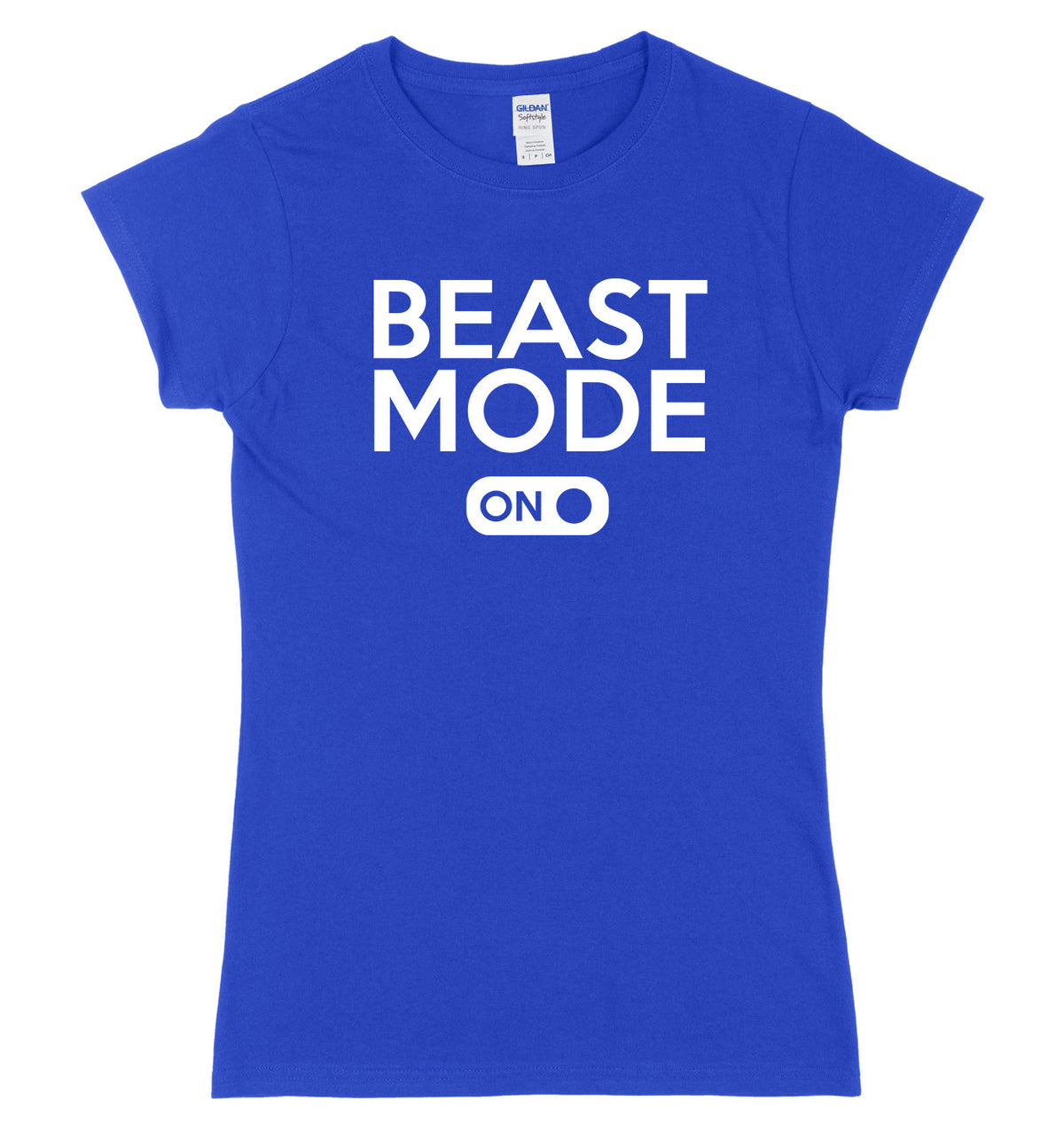 Beast Mode On Womens Ladies Slim Fit T-Shirt