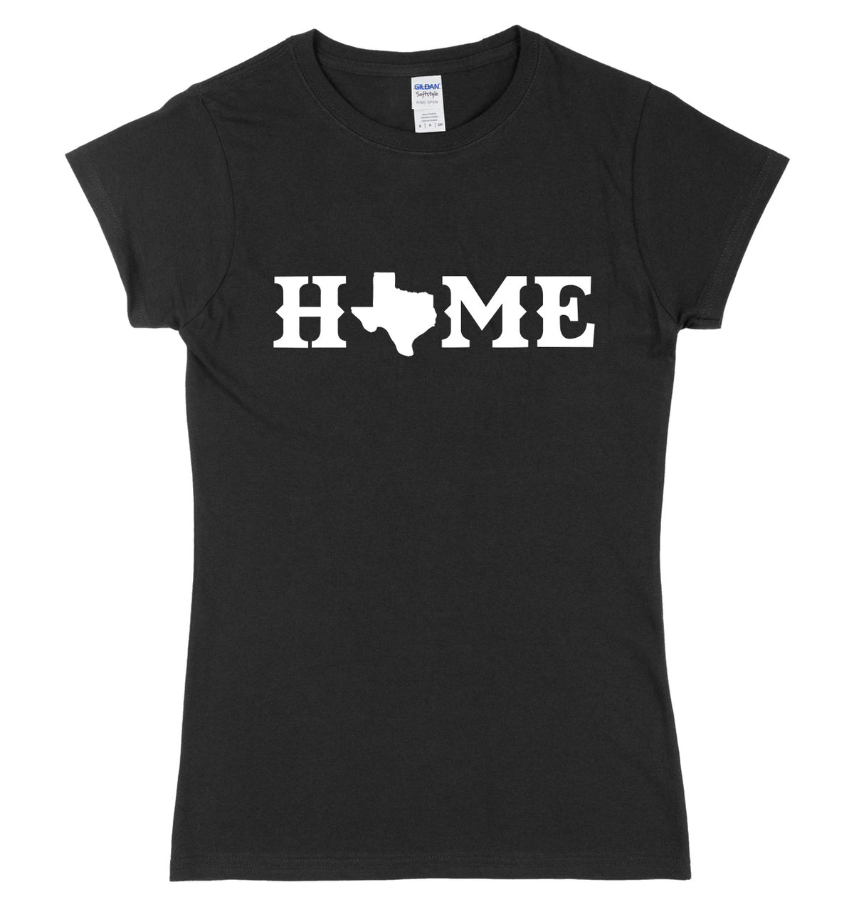 Home Texas County Map Womens Slim Fit T-Shirt