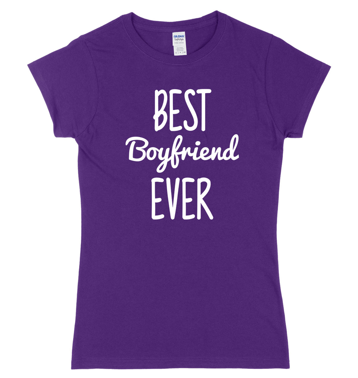 Best Boyfriend Ever Womens Ladies Slim Fit T-Shirt