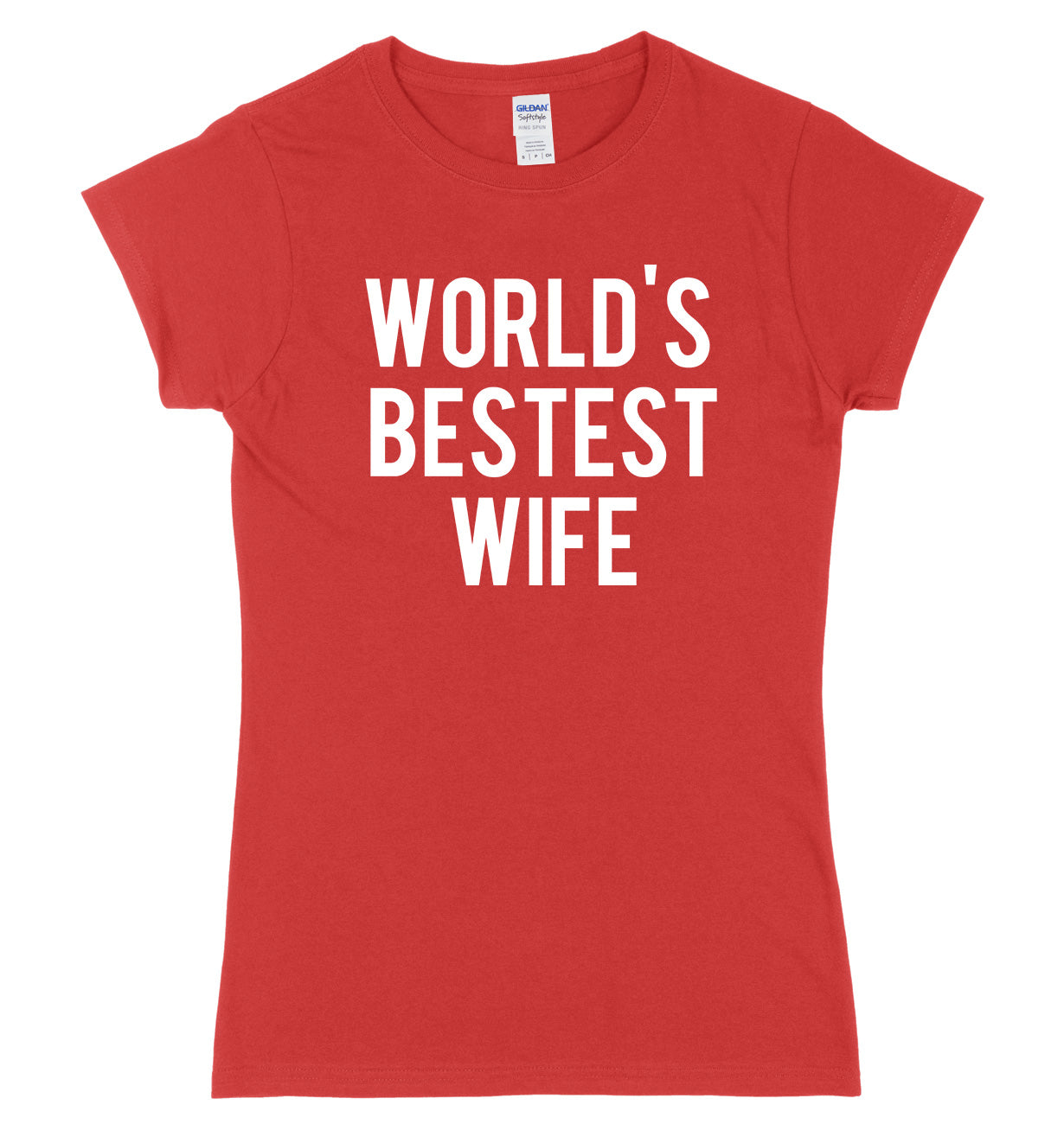 World's Bestest Wife Womens Ladies Slim Fit T-Shirt