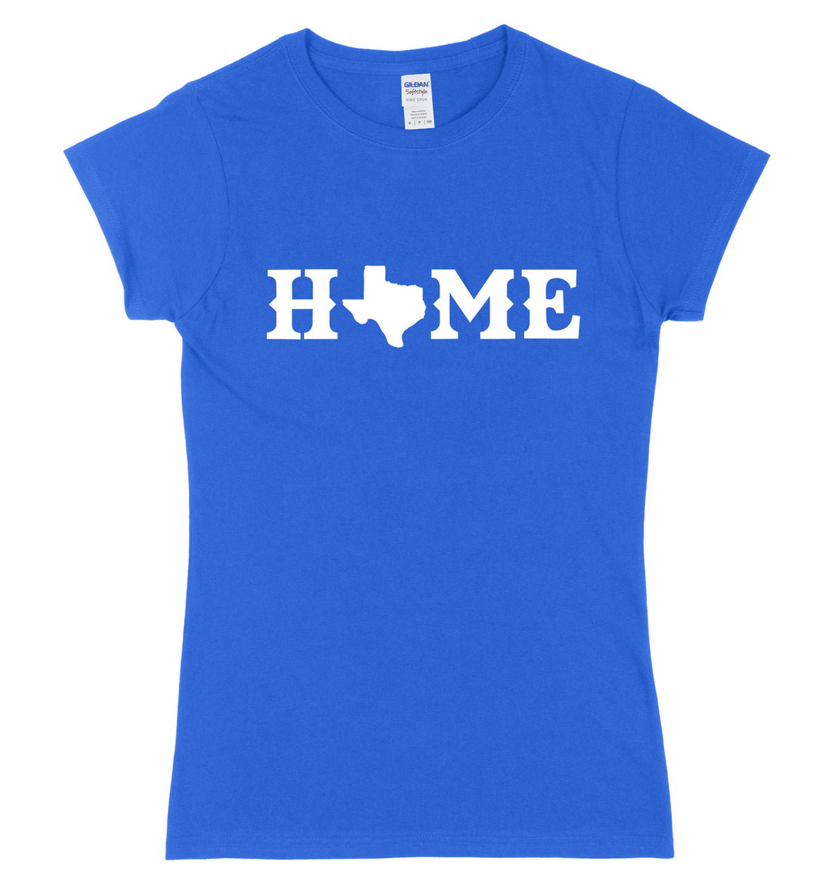 Home Texas County Map Womens Slim Fit T-Shirt