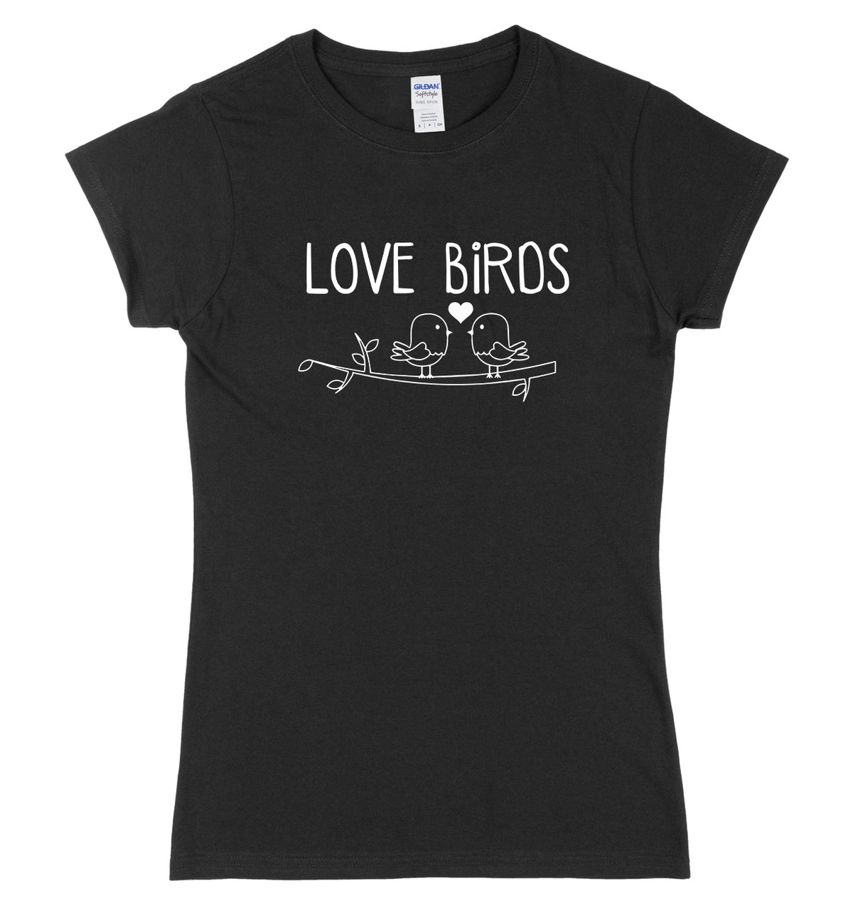 Love Birds Womens Ladies Slim Fit T-Shirt