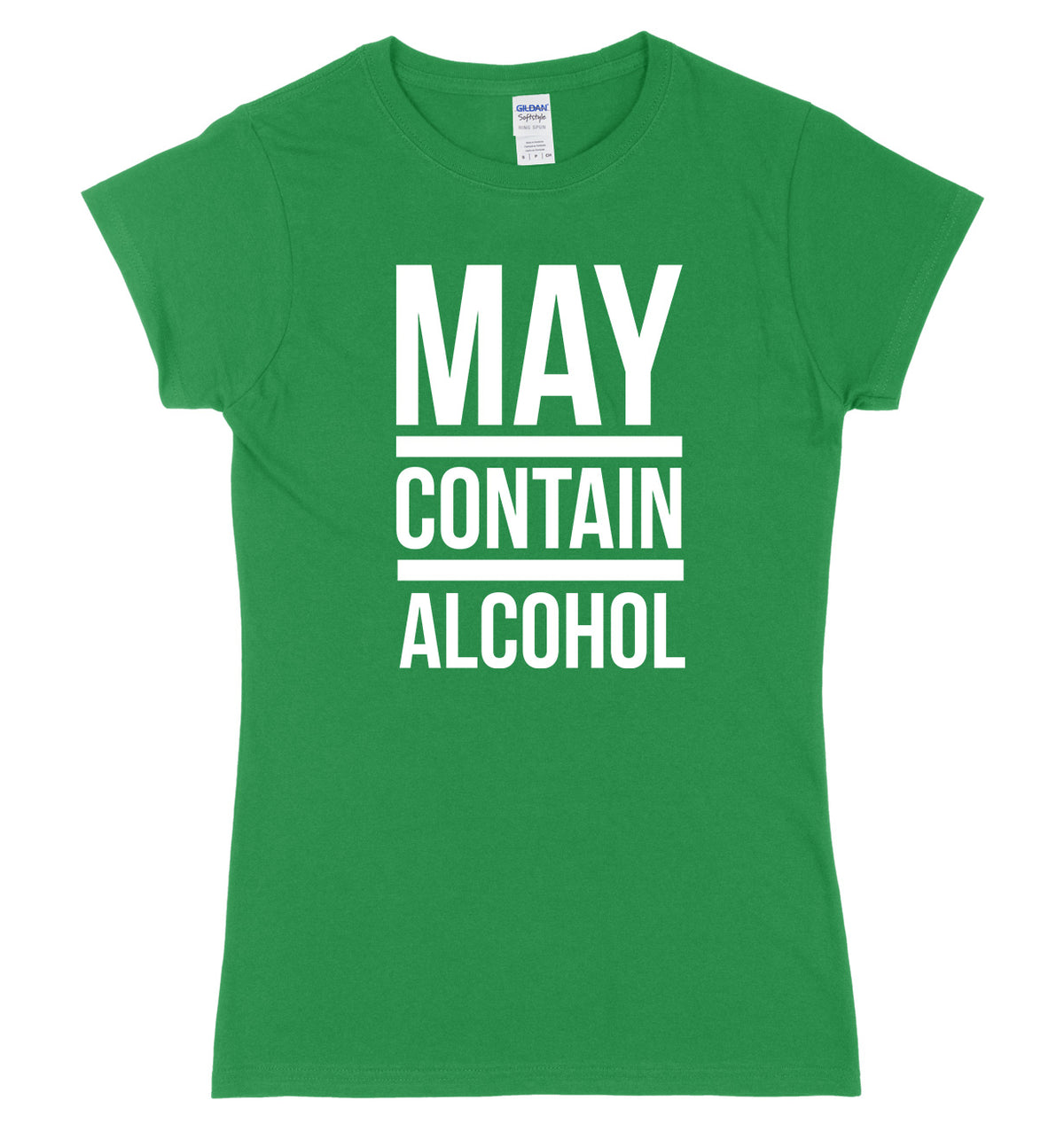 May Contain Alcohol Womens Slim Fit T-Shirt