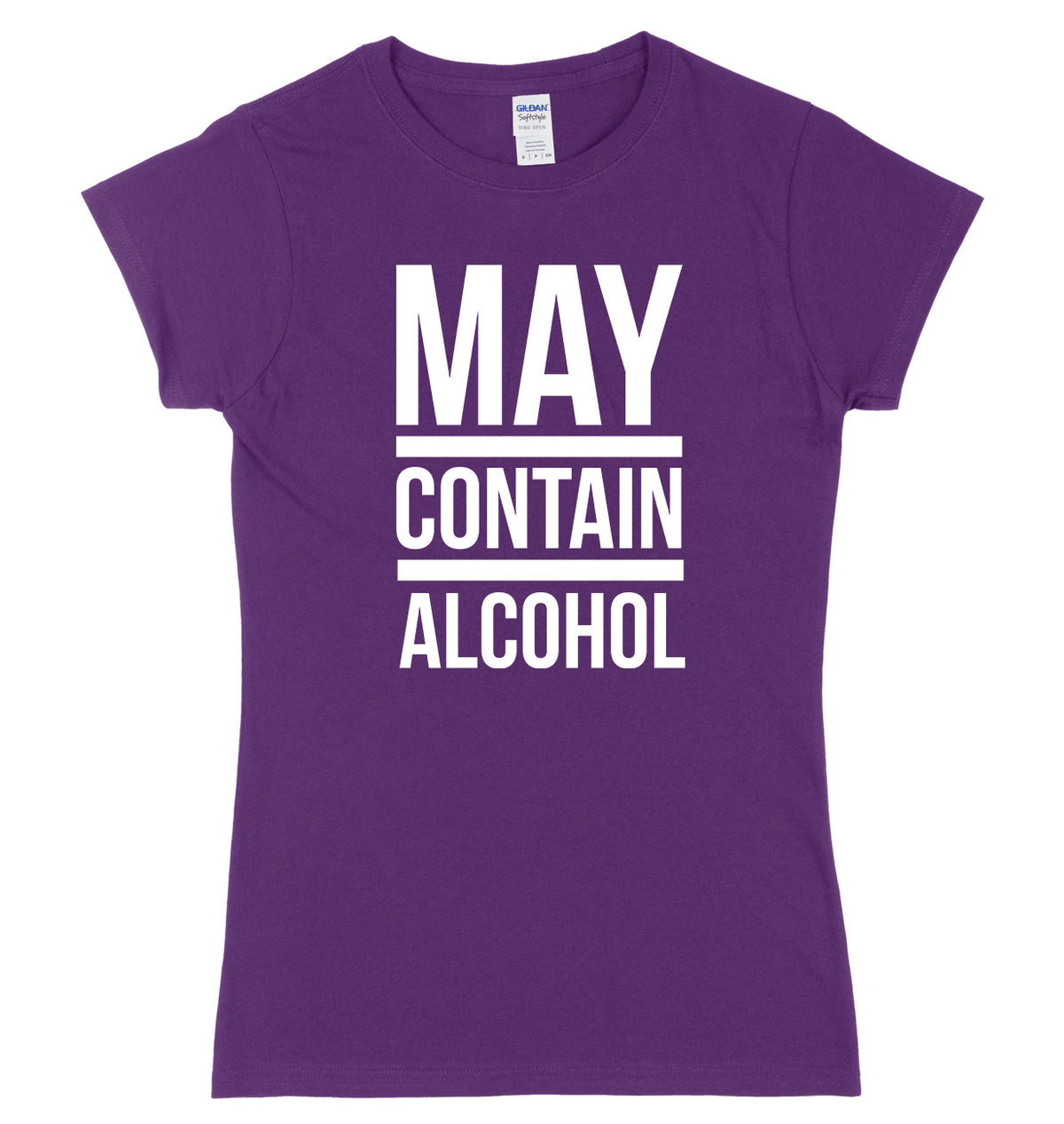 May Contain Alcohol Womens Slim Fit T-Shirt