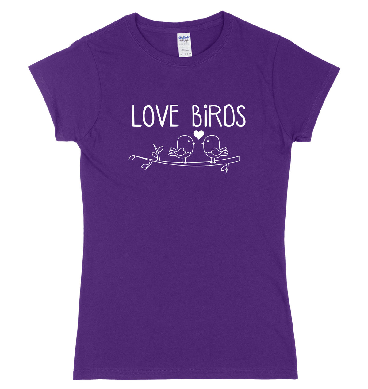 Love Birds Womens Ladies Slim Fit T-Shirt