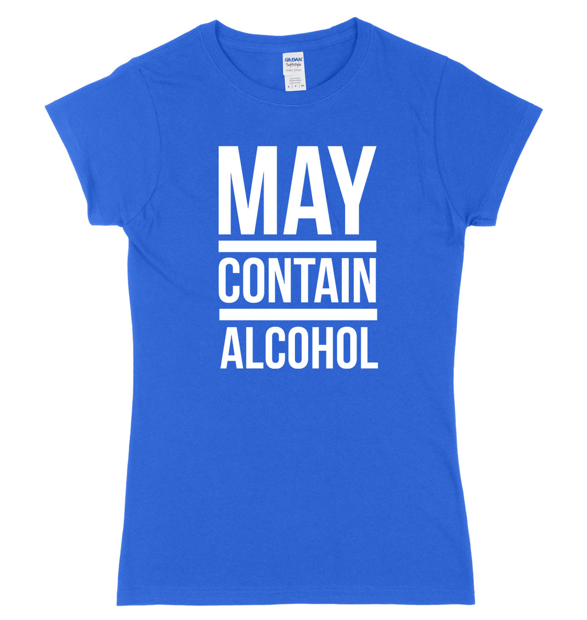 May Contain Alcohol Womens Slim Fit T-Shirt