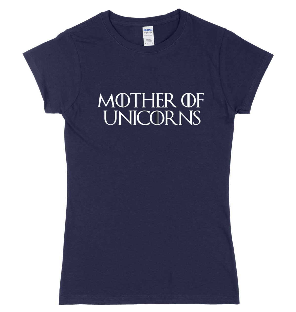 Mother Of Unicorns Womens Ladies Slim Fit T-Shirt