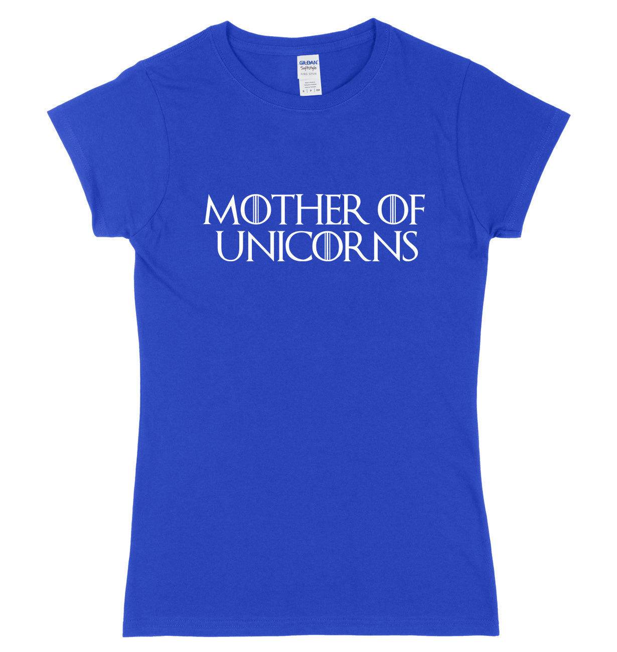 Mother Of Unicorns Womens Ladies Slim Fit T-Shirt